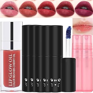 Lip Stain Set, 5 Colors Lip Stain Peel Off Mask Lip Gloss, Lip Tattoo Lip Tint Stain Matte Lipstick, Long Lasting Waterproof Non-stick Cup Lip Tint Peeling Stain Lipstick For Women (5 Colors)