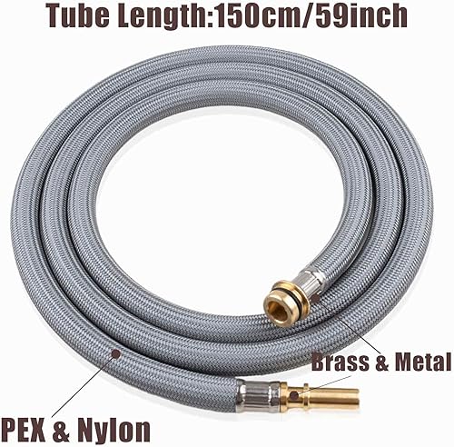 Miniatura 4 de Manguera de grifo de cocina para piezas de repuesto Hansgrohe 88624000, manguera de pulverización extraíble para fregadero 95507000 95506000, 59