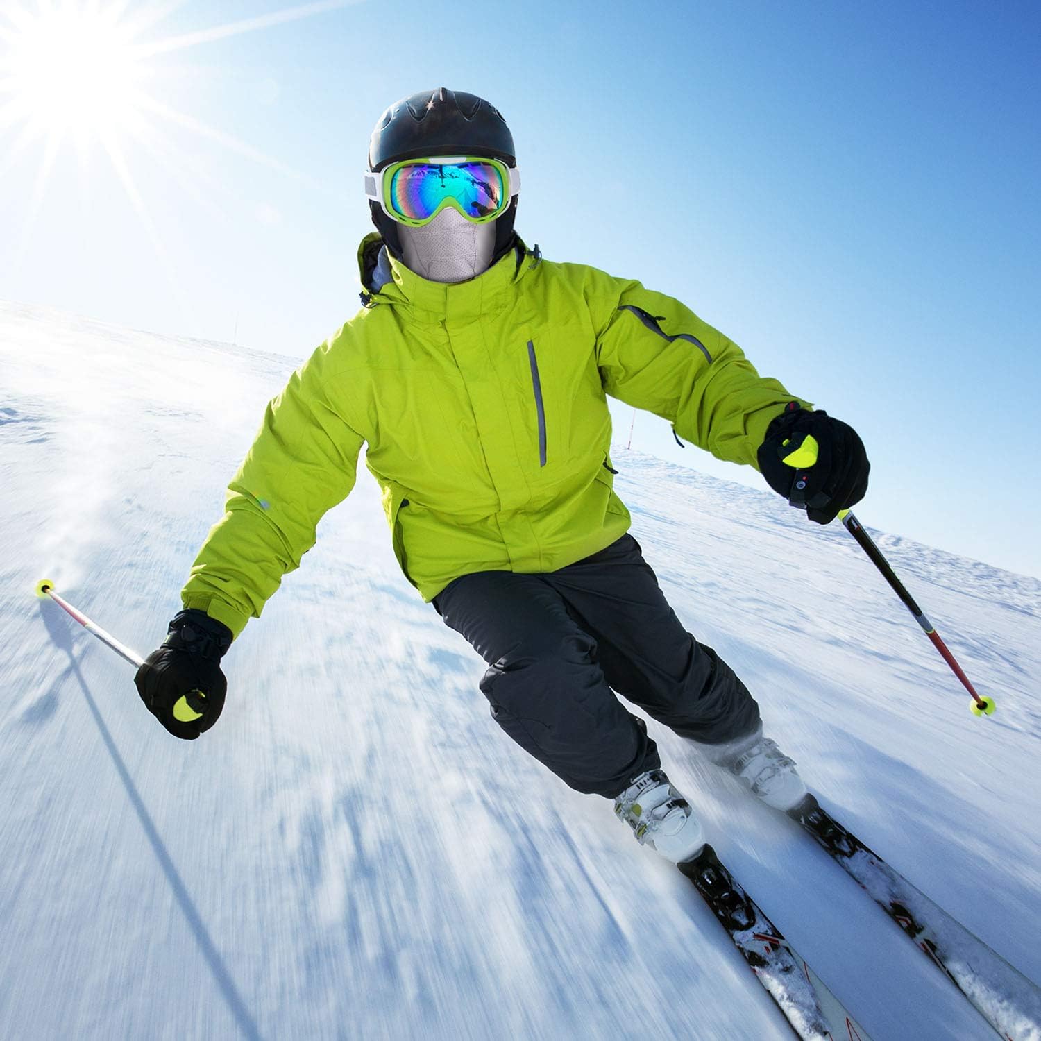 Ski Mask - Balaclava face Mask Wind Water Resistant for Cold Weather - Image 7