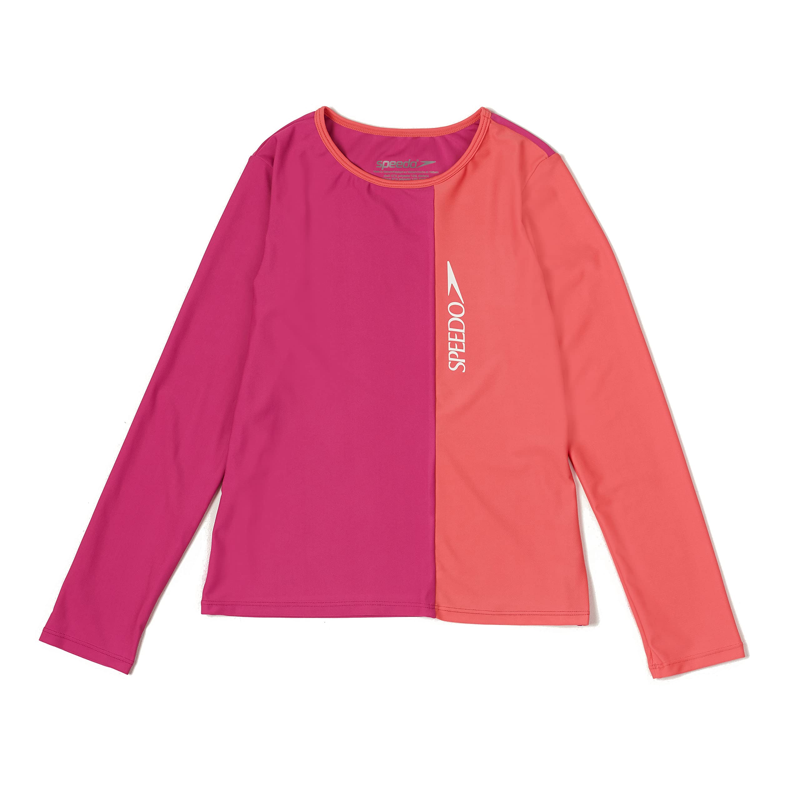 Speedo Girl's Uv Swim Shirt Long Sleeve Rashguard