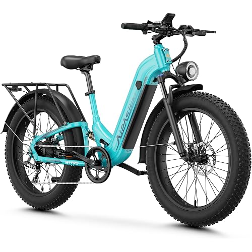 Aipas M1 Pro Electric Bike for Adults, 26 x 4 Fat Tires, 48V 17.5Ah Battery