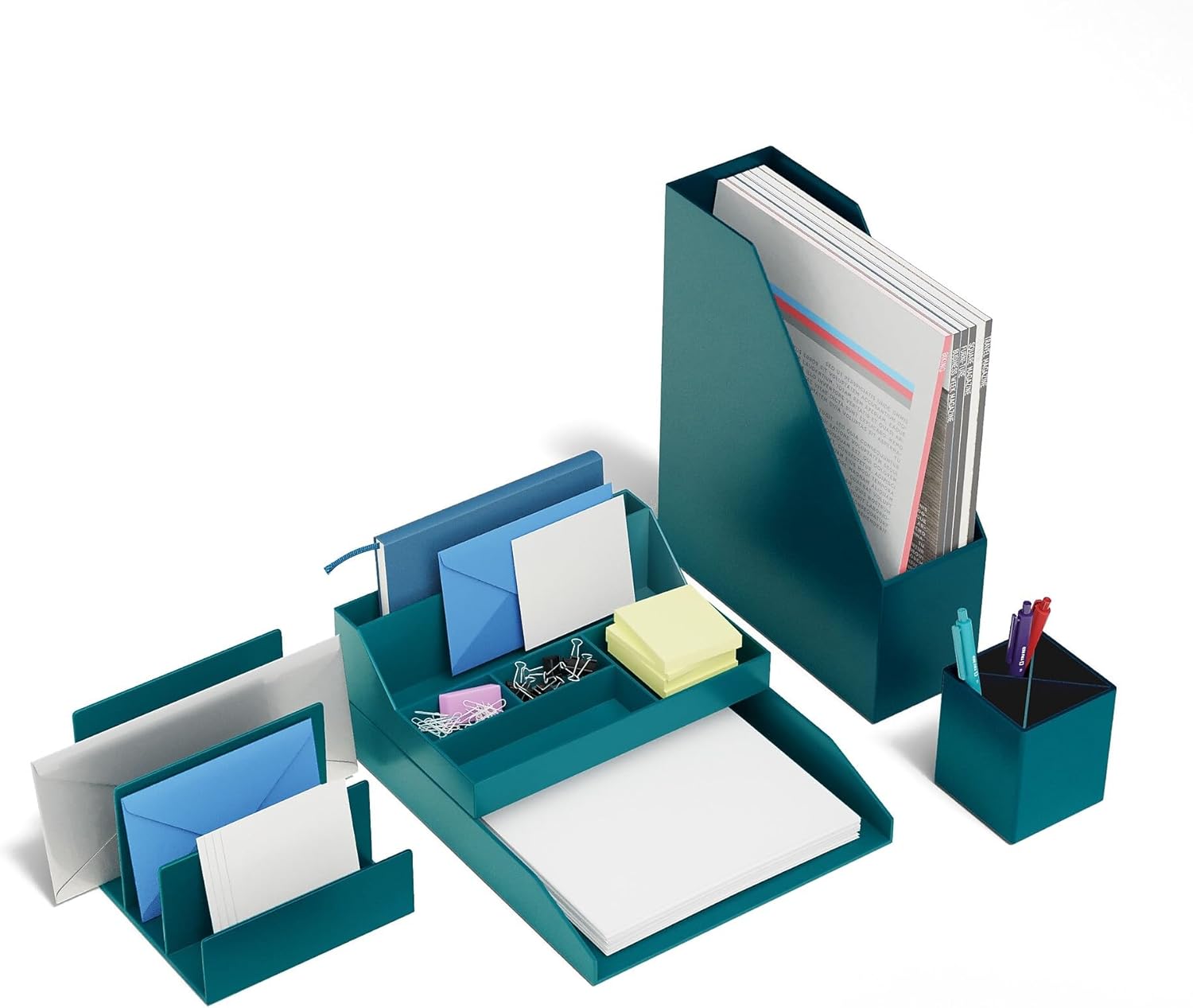 TRU RED プラスチックマガジンファイル、2/パック (TR55283-CCVS)