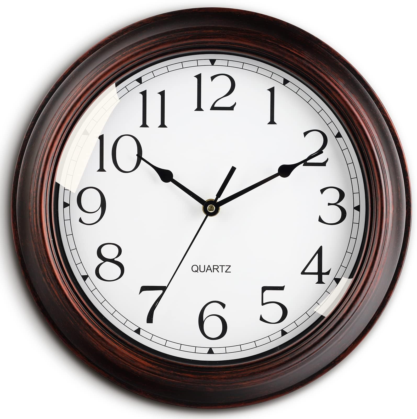 Baldauf Clock Co. Analog Round Indoor Wall Clock Home & Kitchen
