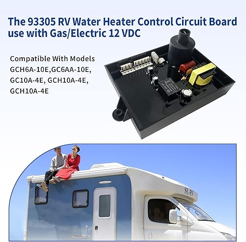Miniatura 2 de Placa de circuito de control de calentador de agua para autocaravana 93305 compatible con calentadores de agua Atwood compatible con los modelos