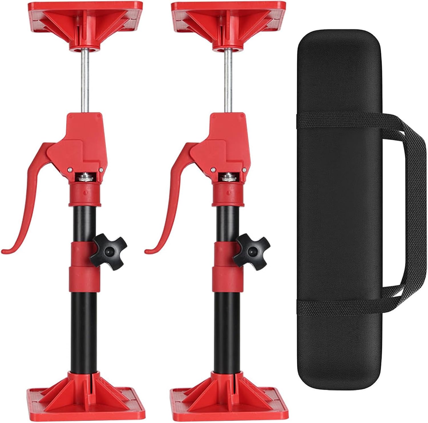 2PK Cabinet Jacks for Installing Cabinets - Adjustable Support Pole 12.6"-22.8", 160LB Third Hand Tool, Quick Support Rod for Cabinet Lift & Drywall Jack