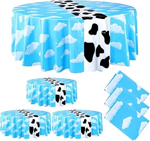 Pink Princess Tablecloths - 6 Pack Disposable Plastic Covers For Kids Birthday Parties - View #10