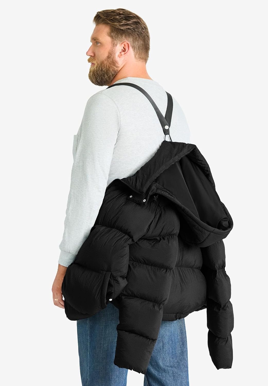 KingSize Men's Big & Tall Hipster Quilted Puffer