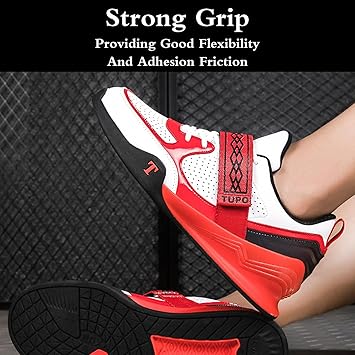 ForceRoute Zapatillas De Halterofilia,Zapatos De Levantamiento De Pesas,Zapatillas Halterofilia,Zapatillas Halterofilia Hombre,Levantamiento De Pesas Squat Shoes,Transpirable,para Hombre4