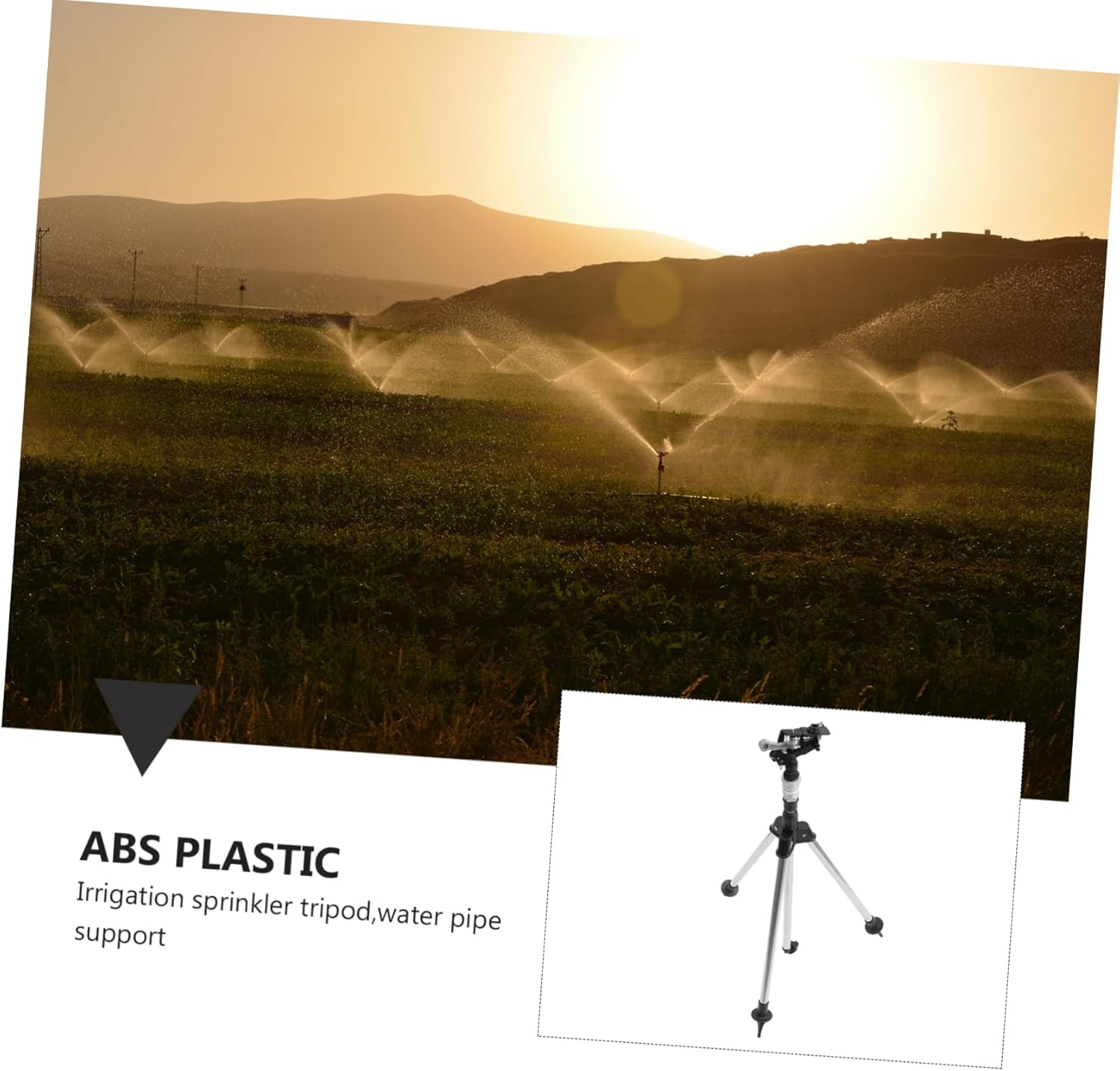 Water Adjustable Irrigation Field Tripod Spray Head Bracket for Garden and Lawn