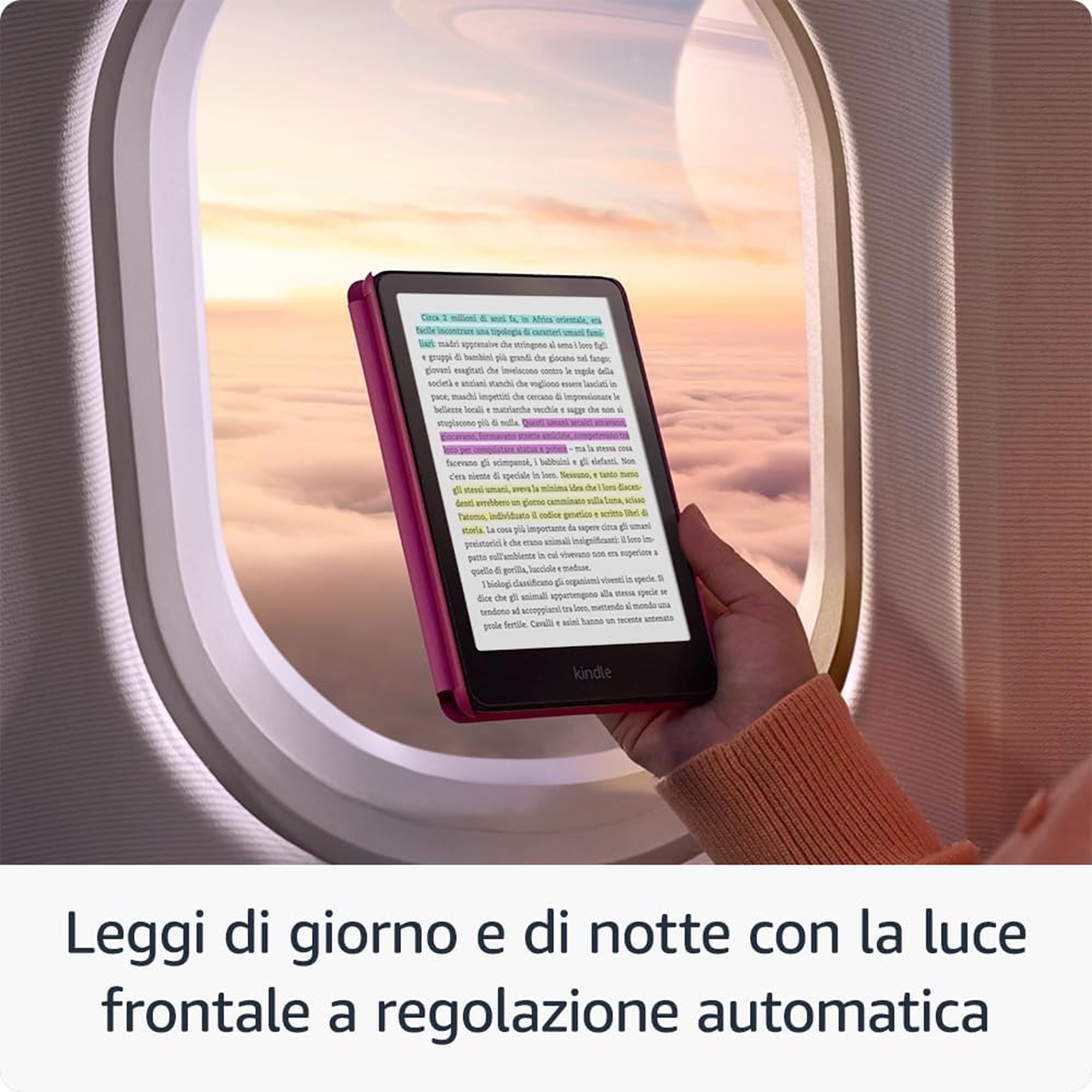 Kindle Colorsoft Signature Edition (32 GB) Con custodia trasparente verde giada e Stazione di ricarica wireless