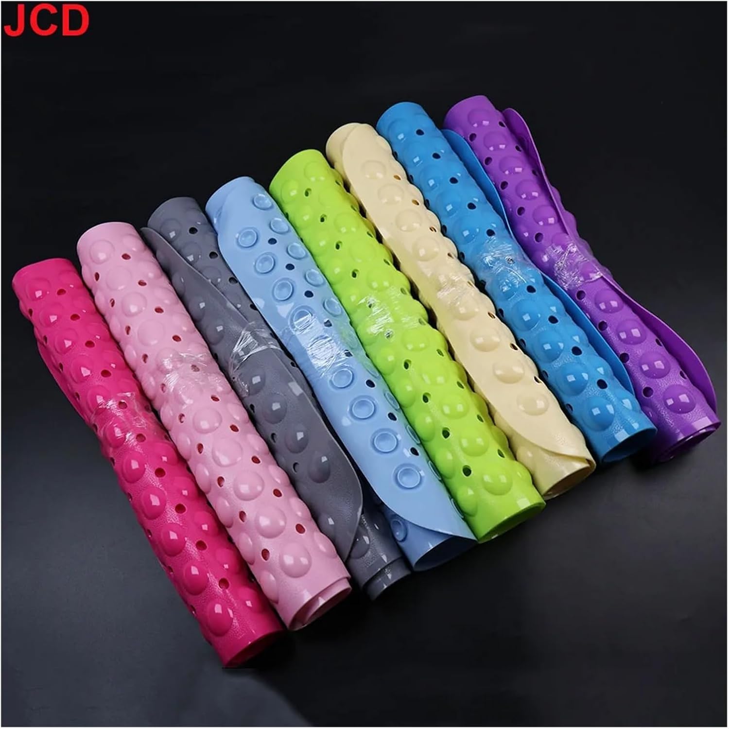 Compatible for JCD 1pcs Bathroom Non Slip Mat Hotel PVC Suction Cup Floor Household Shower Bathtub and Foot(J,550MMx860MM)