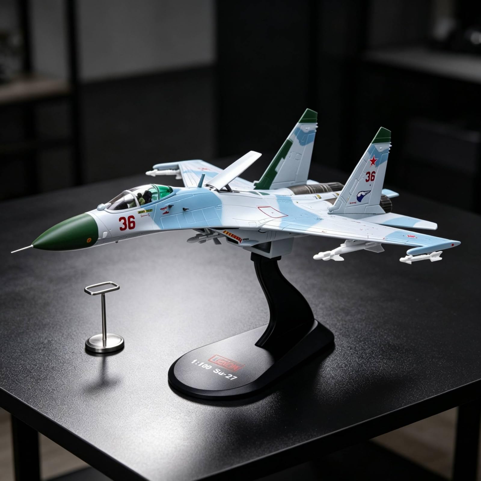 Réplica de Aeronave de Aleación Maqueta de Avión Modelo a Escala 1 100 Estructura Metálica Resistente con Acabado Realista y Señales Históricas