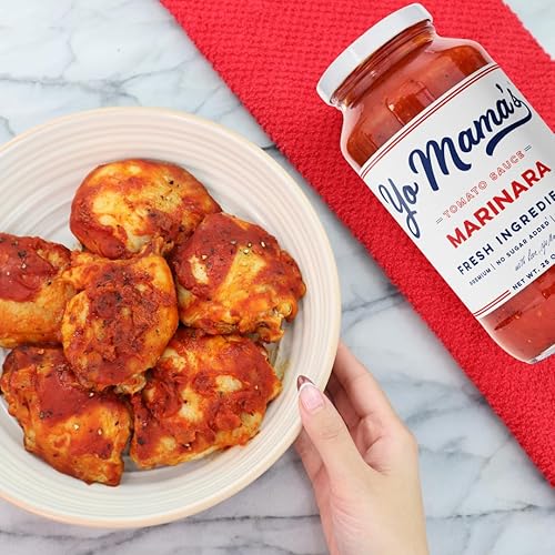 Miniatura 6 de Juego de regalo gourmet Keto y paquete de cuidado de Yo Mama's Foods  Incluye (1) salsa marinara (1) tomate albahaca y  (1) ajo asado  Bajo en