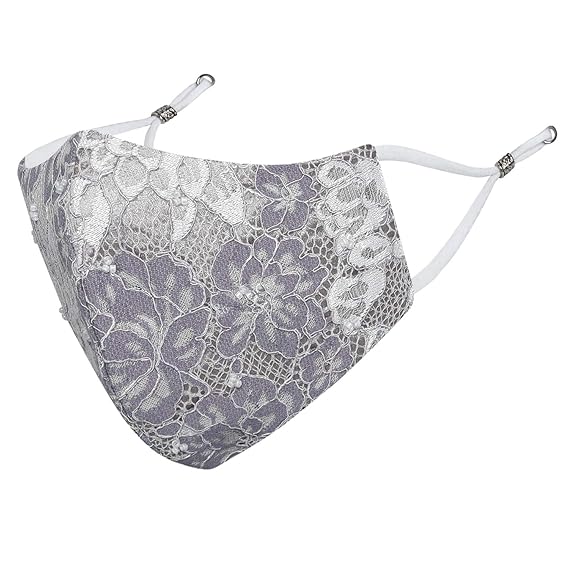 MASQ by Q-One 3 Ply Cloth Face Mask for Women with Detachable Chain & Mask Bag