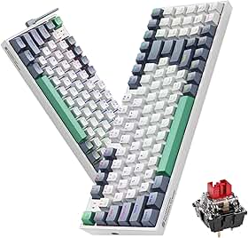 Teclado Mecanico Machenike K500-B94, Branco RGB
