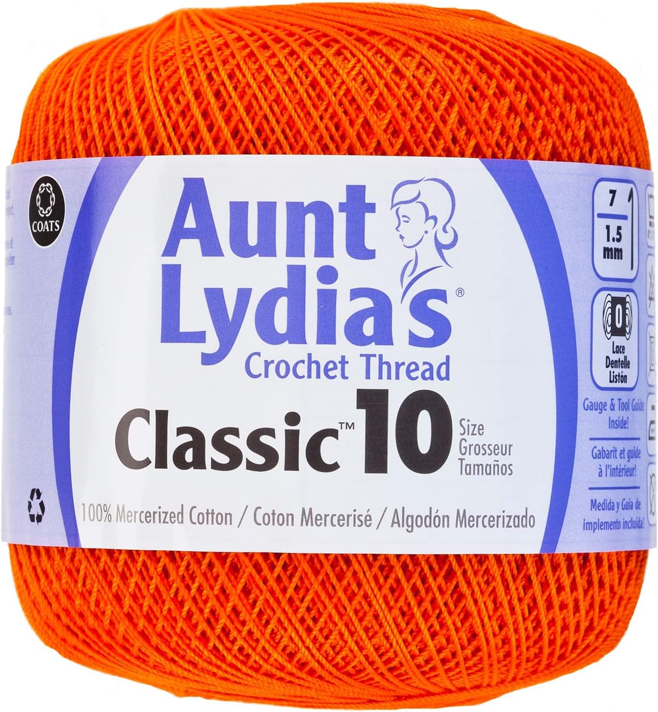 15 Pack: Aunt Lydia's® Fashion Crochet Cotton Thread