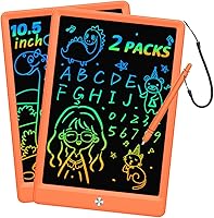 Vista 21 de Tableta de escritura LCD con tablero de garabatos, almohadilla de dibujo colorida, tableta de dibujo electrónica, almohadillas para orejas