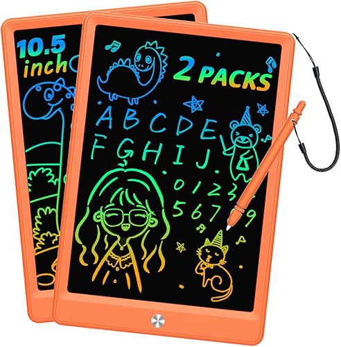 Vista 59 de Tableta de escritura LCD, tablero de dibujo colorido de 12.5 pulgadas, tableta de dibujo electrónica, almohadillas de dibujo, regalos de viaje