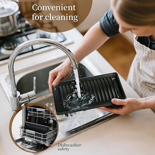 Miniatura 8 de Parrilla eléctrica para interiores, pequeña parrilla coreana para barbacoa, mini parrilla eléctrica al aire libre con 2 cacerolas de queso raclette