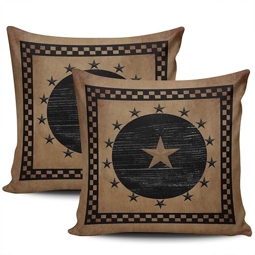 LEKAIHUAI Home Decoration Throw Pillow Covers Primitive Country Folk Western Sta