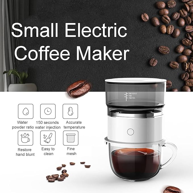 Cafetera Portátil Automática de Goteo con Capacidad 160ml miniatura 2
