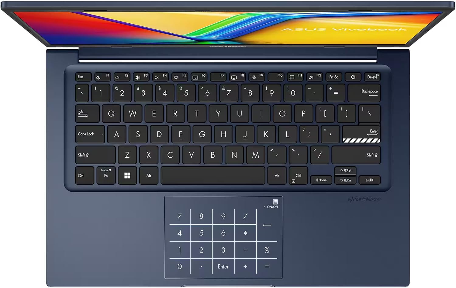 ASUS Vivobook 14" FHD Laptop, Intel Core i3-1315U, 16GB RAM, 512GB PCIe SSD, 8-in-1 HUB & USB Flash Drive, Wi-Fi, HDMI, Webcam, Long Battery Life, Touchpad, Quiet Blue • Windows 11