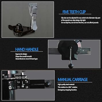 Desktop Badminton Racket Stringing Machine, 6-Point Fixed with Adjustable Wire Pulling Speed, Dual Scale Kg/Lb, for Tennis and Badminton