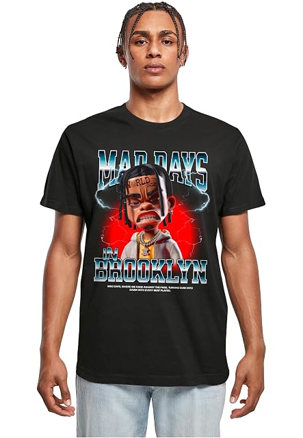 Mister Tee Koszulka Mężczyźni Mt3379-mad Days Tee (1 w zestawie)