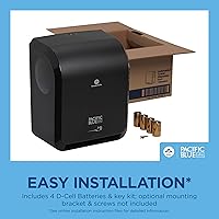 Vista 7 de Georgia-Pacific - Dispensador de toallas de papel de alta capacidad Pacific Blue Ultra 8 pulgadas