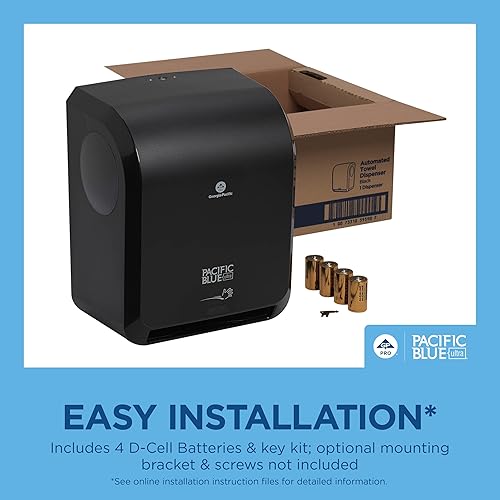 Miniatura 6 de Georgia-Pacific - Dispensador de toallas de papel de alta capacidad Pacific Blue Ultra 8 pulgadas