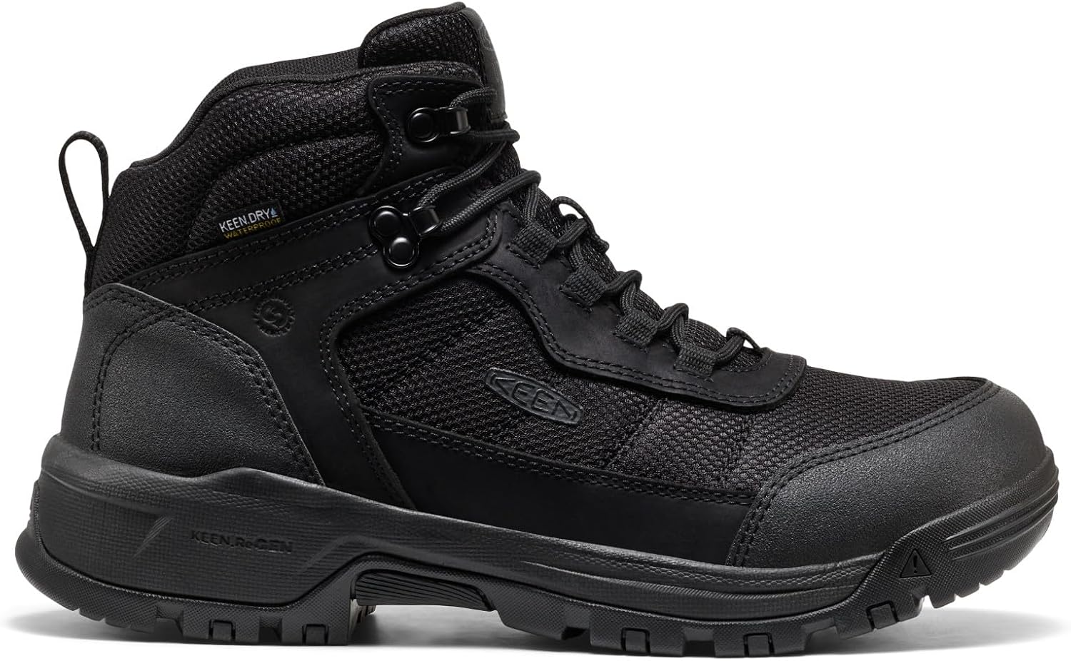 KEEN Utility Men's Skokie Hiker Style Mid Height Soft Toe 90 Degree Waterproof Work Boots
