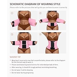 FeelinGirl Women Corset Workout Waist Trainer Belt Tummy Control Waist Cincher Sport Waist Trimmer Pink XL