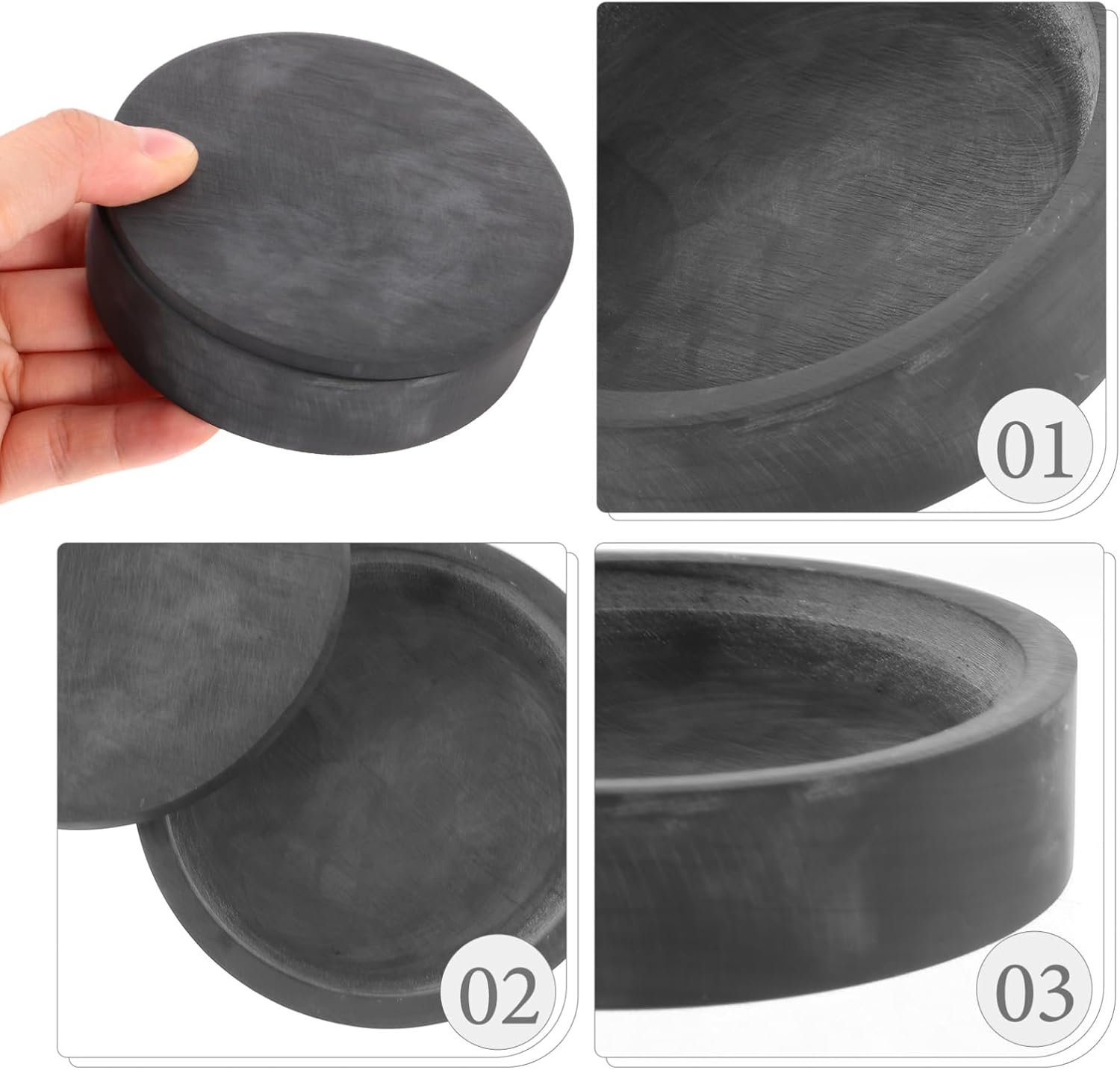 1pc Traditional Calligraphy Inkstone Tanchong Inkslab for Students Practical Grinding Tool for Painting and Calligraphy and Easy to Use