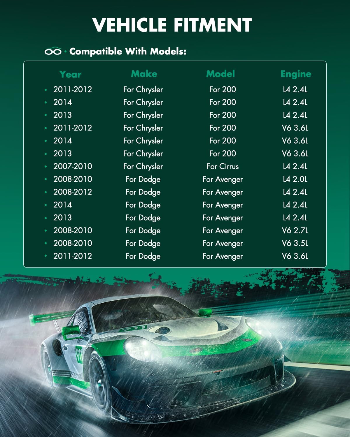 SCITOO 18B5039 Rear Left Disc Brake Caliper Assembly w/Bracket For Chrysler For 200/For Cirrus/For Sebring,For Dodge For Avenger/For Caliber,For Jeep For Compass/For Patriot,For Mitsubishi For Lancer