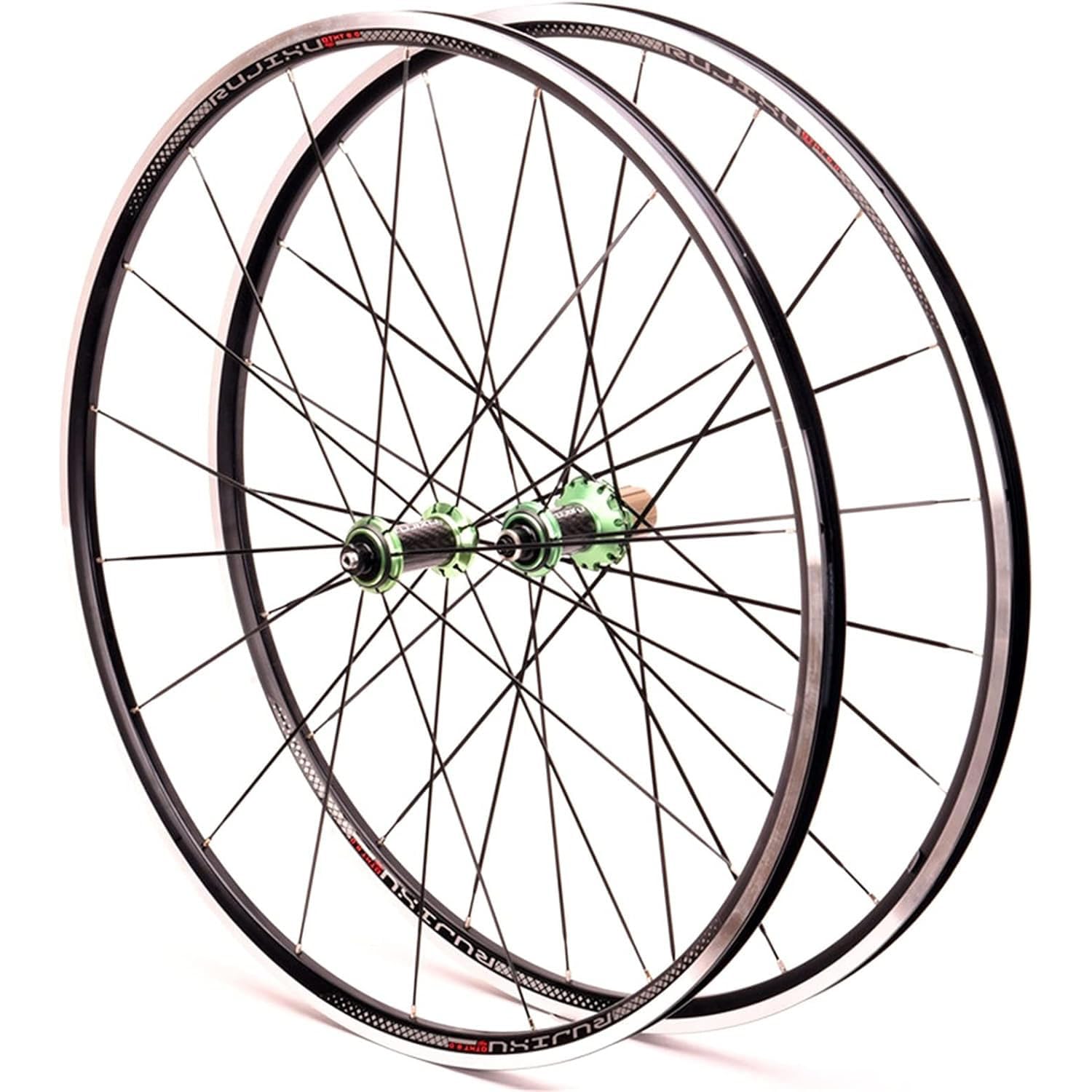 ZXGSXIOU Road Bike Wheelset 700C Carbon Hub Rim/V-Brake Quick Release for 7 8 9 10 11-Speed Cassette 1548G Cruiser Bicycle Wheels