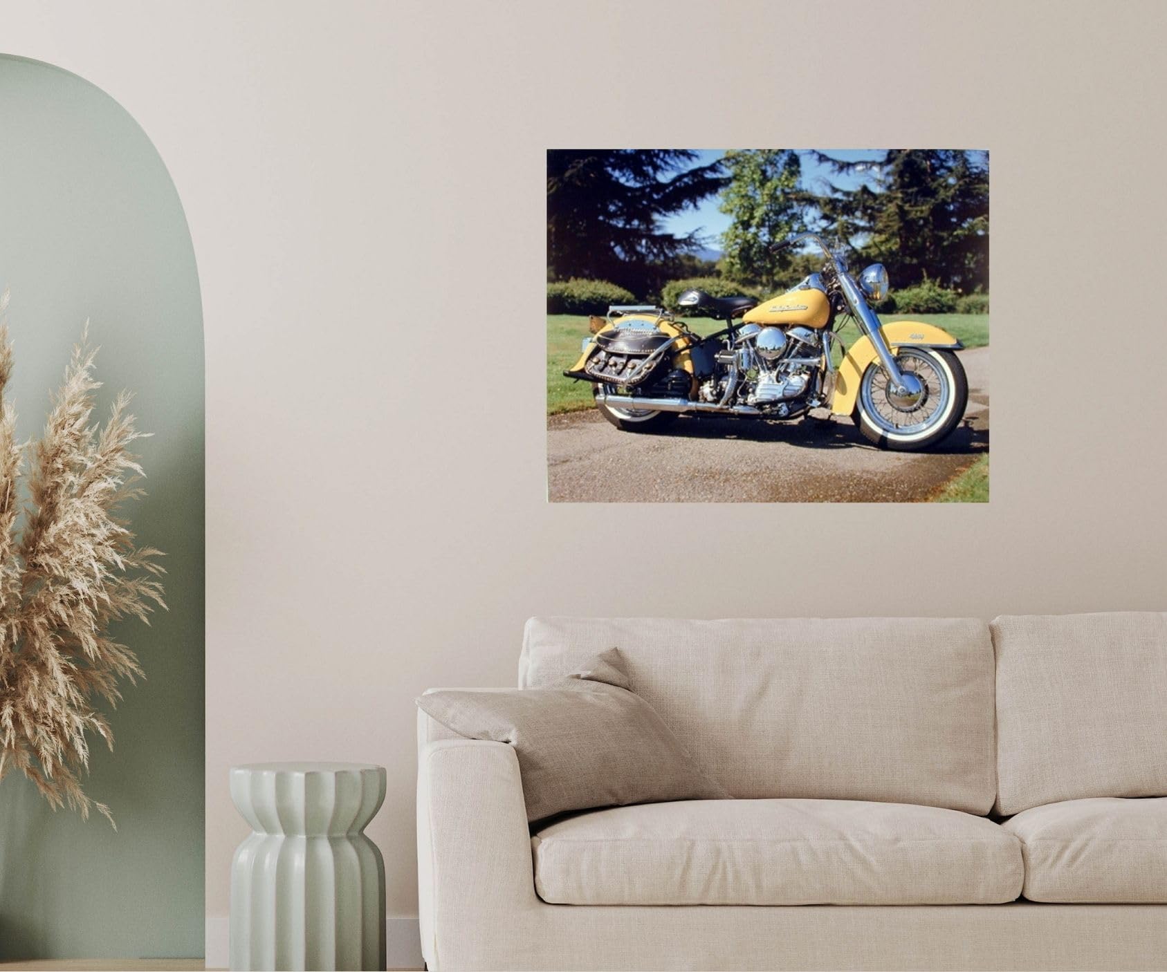Amazon.com: Impact Posters Gallery 1954 Panhead Harley Davidson