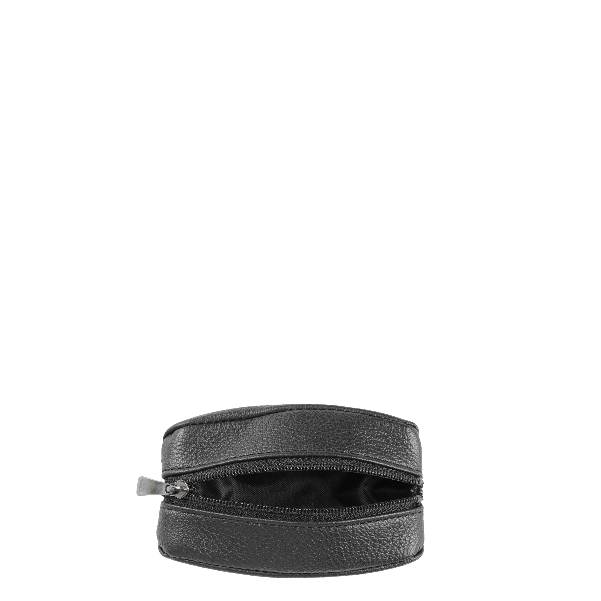 Bemon Porte Monnaie pour Homme en Cuir Enzo, Format Grain de café, 10 x 6.5 x 2 cm