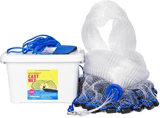 1.3 lbs/ft Fishing Cast Net with Eco-Friendly Lead Weights, ProCast Series