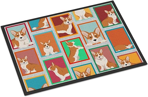 Vista 645 de Caroline's Treasures MLM1087MAT - Felpudo de perro de montaña bernés de 18 x 27 pulgadas, para interiores y exteriores, para entrada, Bernese