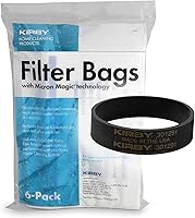 Vista 13 de Kirby Bolsas de filtro HEPA de reducción de alérgenos 6 unidades Parte #204811 Reemplazo OEM para aspiradoras Kirby estilo F y Twist