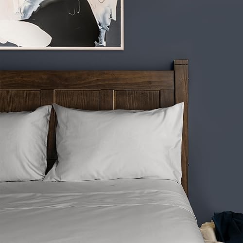 Miniatura 10 de bluebobbin Juego de sábanas de 4 piezas, 100% algodón egipcio de 1000 hilos, bolsillo profundo de 18 pulgadas, suave, colección de ropa de cama de