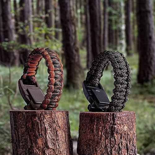 Miniatura 40 de Cuerda Paracord de 550 libras, 7 hebras de cuerda de paracaídas de 100 pies 0.157 in, cuerda de paracaídas de nailon para campamento, camuflaje