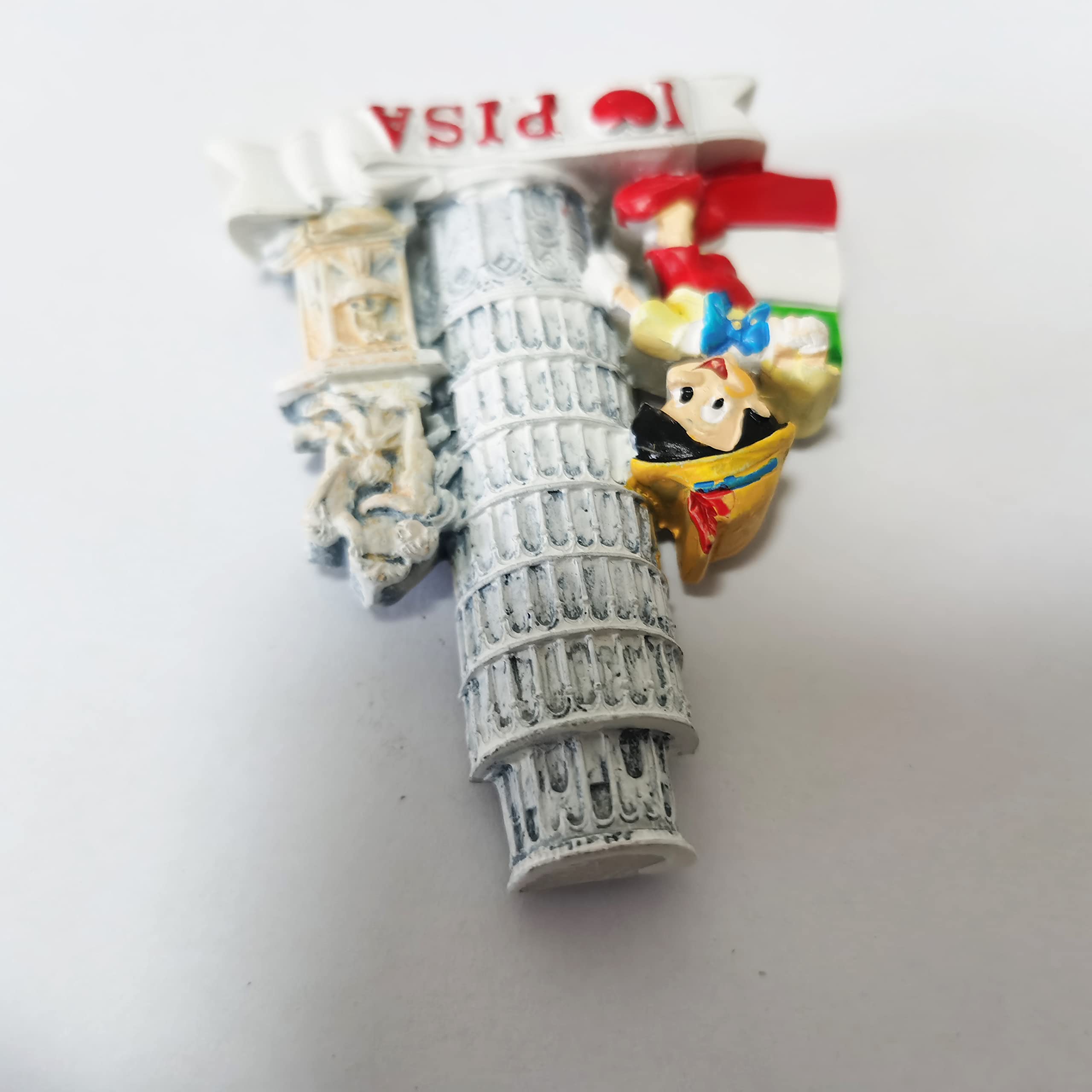 Magnete Da Frigorifero 3D Italia Pisa - Souvenir Turistico In Resina Artigianale, Decorazione Casa E Cucina, Regalo Originale