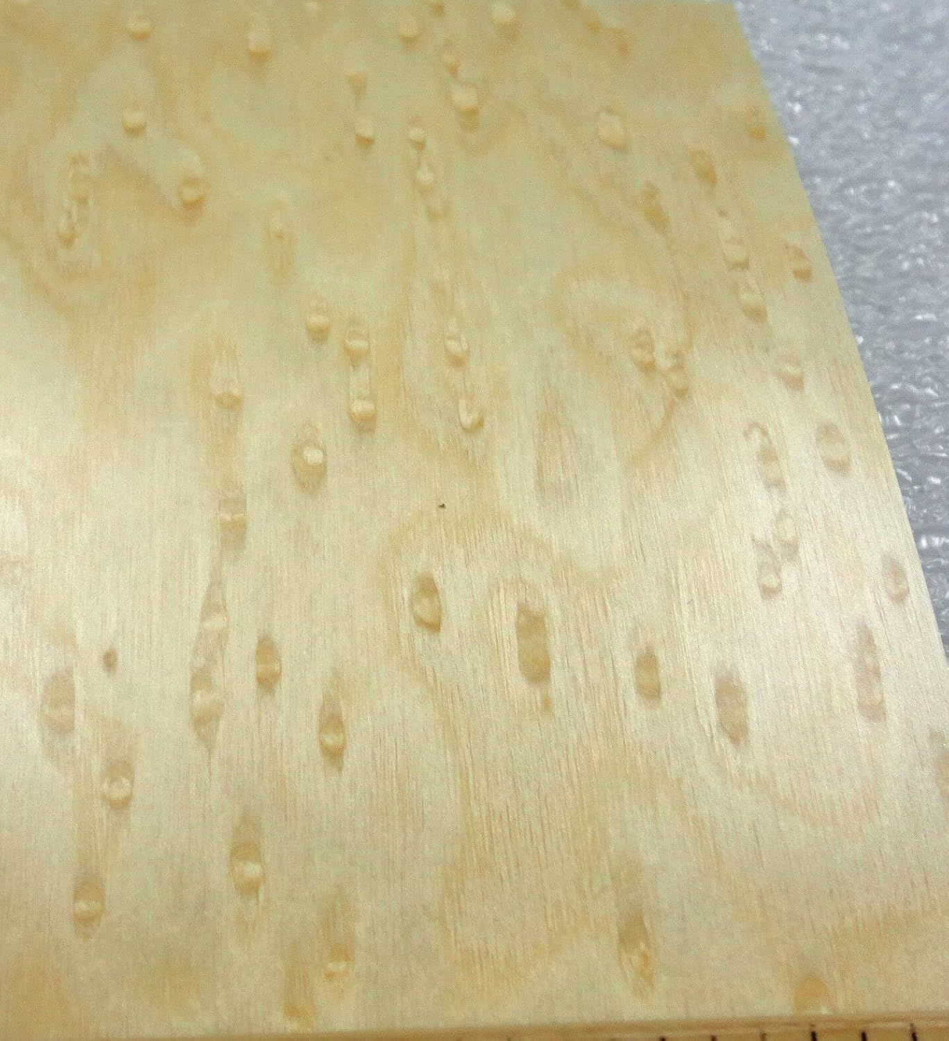 Birdseye Maple Composite Wood Veneer 48" x 96" Sheet on Paper Backer AA Grade