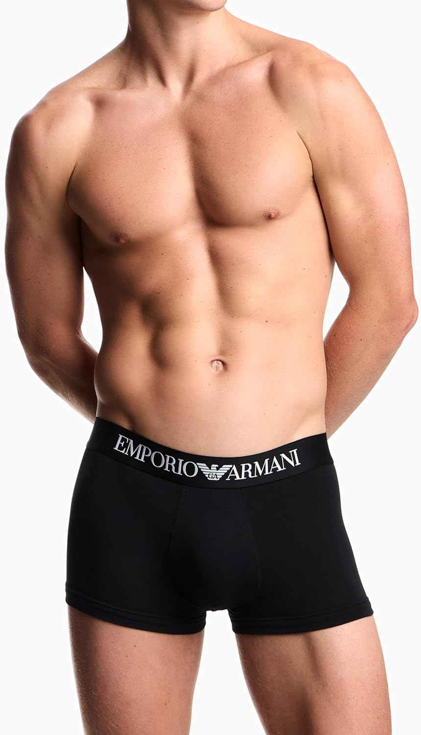 Emporio Armani mens Stretch Cotton Jersey Trunk - Image 3