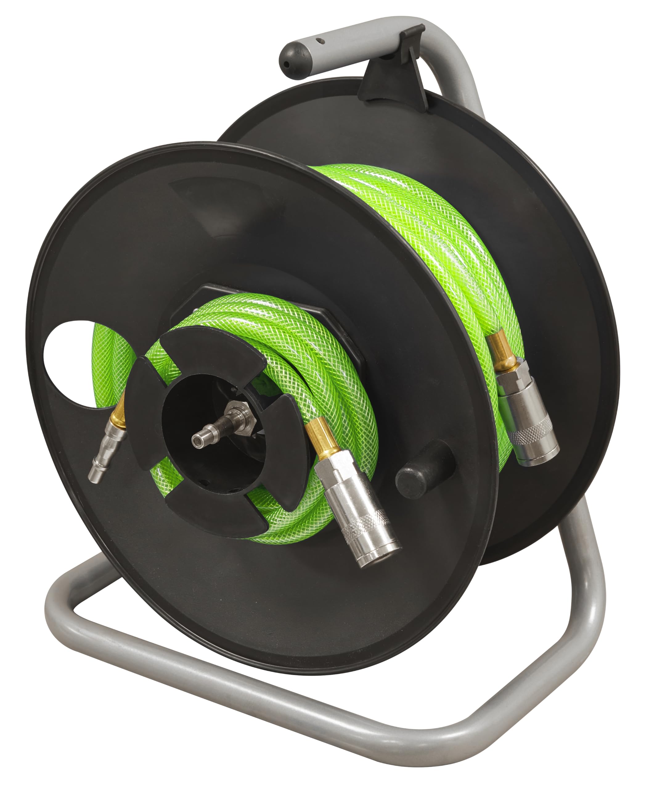 Sealey Portable Manual Air Hose Reel, 20m, Ø6mm ID, 300psi - SA825