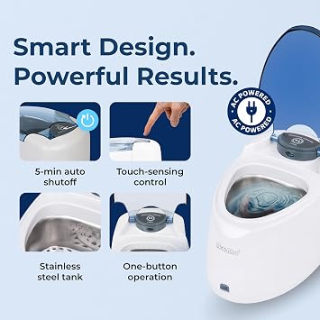 iSonic F3900 Ultrasonic Denture/Aligner/Retainer Cleaner for All Dental appliances (Machine Only)