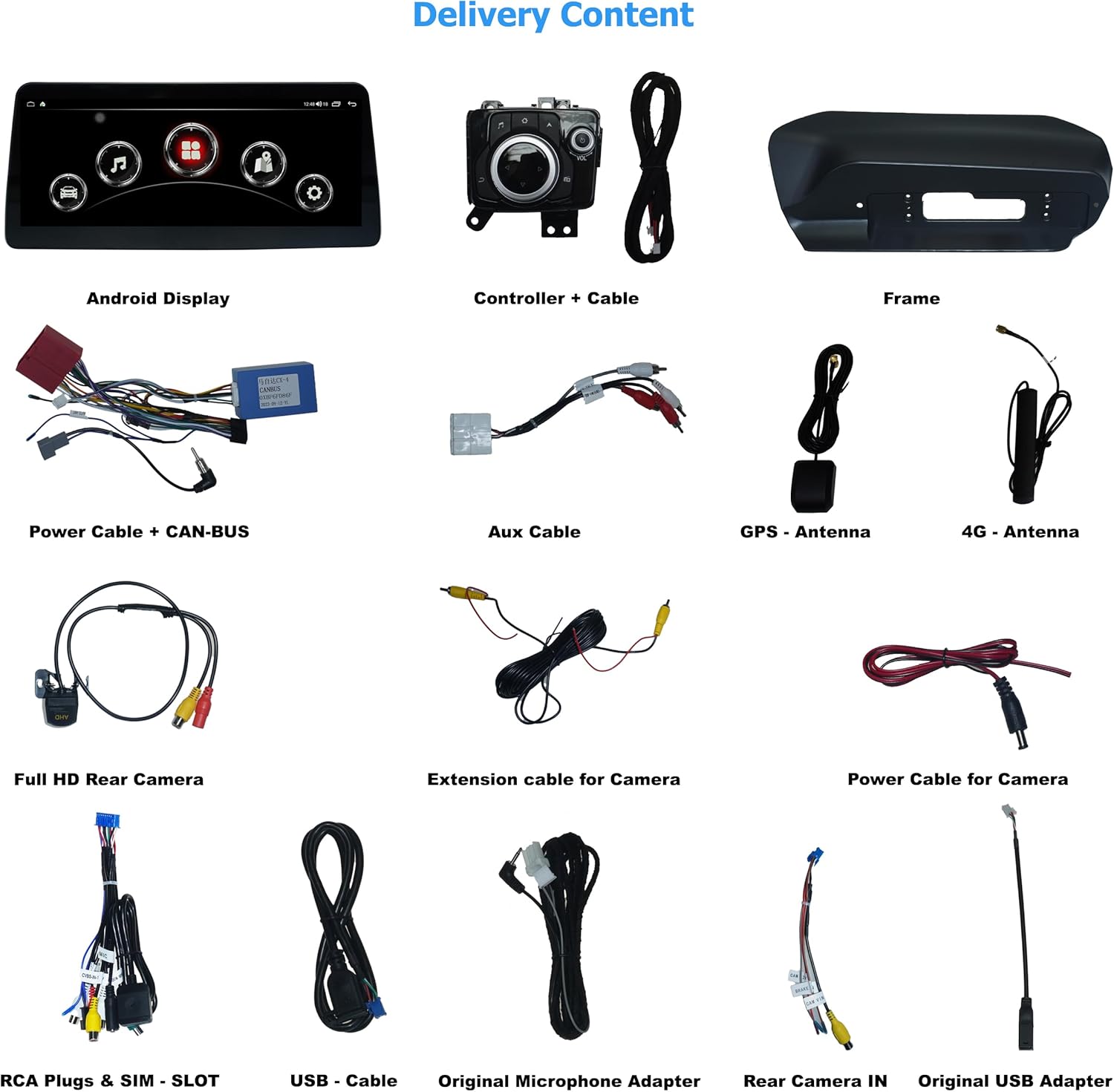 Compatible with: Mazda 6 20-24 10.2" Touch Android Radio Unit GPS Navi CarPlay + Controller