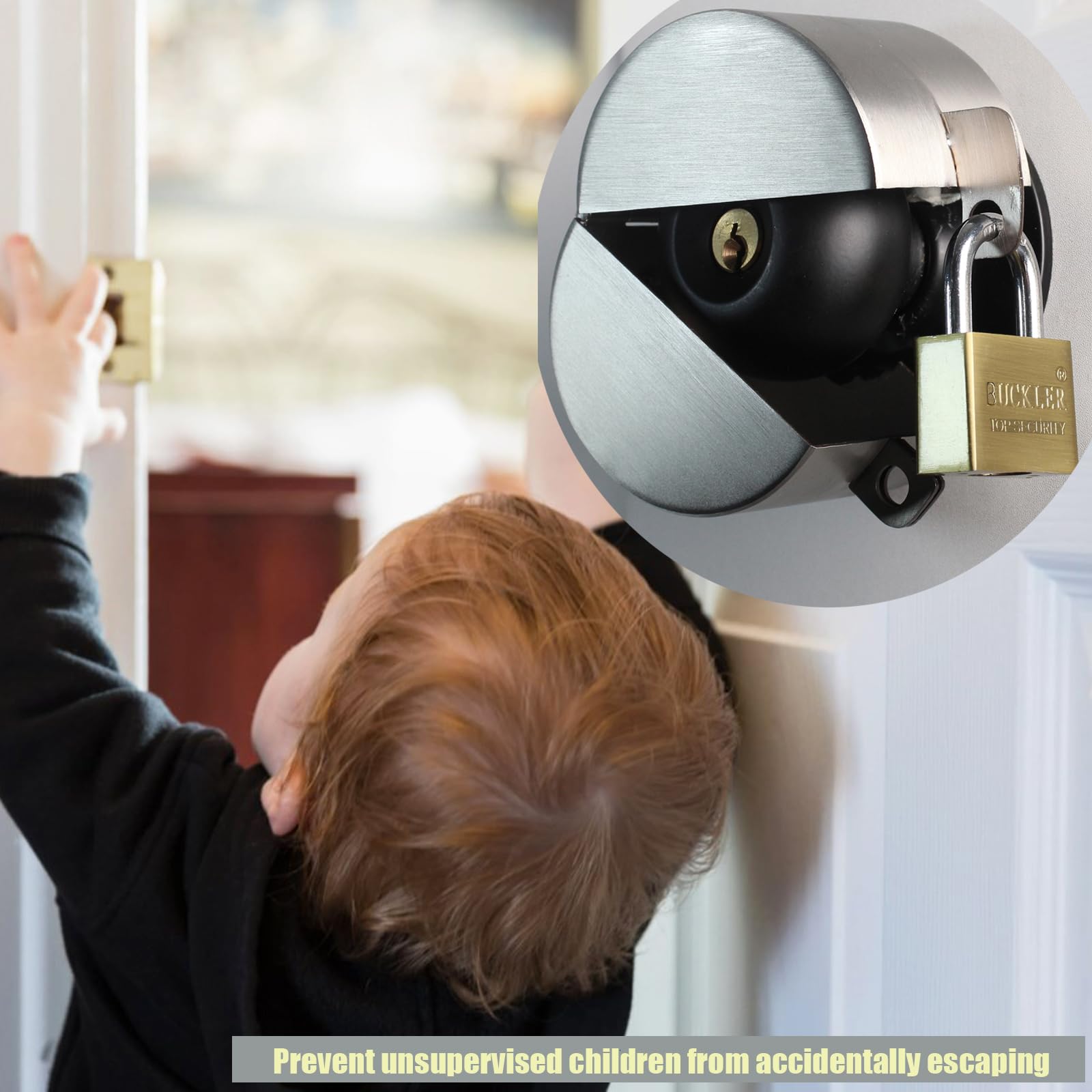 Dementia Safety Door Lock Cover - Prevent Unauthorized Access -7