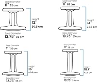 Vista 10 de Silla bamboleante para niños y adolescentes, para una experiencia activa donde los niños ya no tendrán que sentarse fijamente, "el mejor asiento